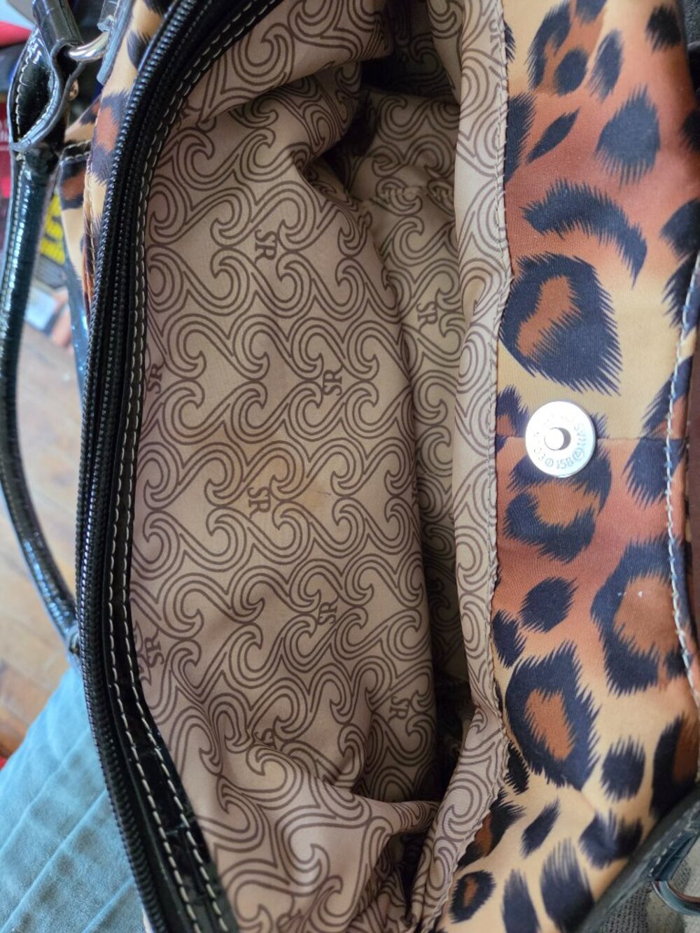 Sienna Ricchi Leopard Print Shoulder Bag View 5